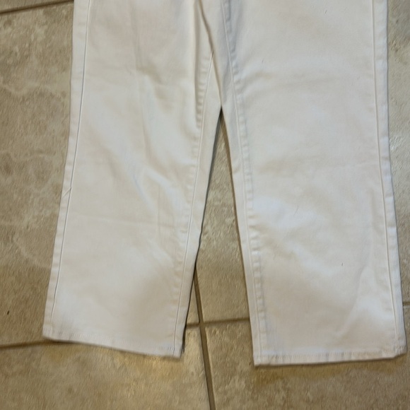 NWT! NYDJ White Joni Relaxed Denim Capri Jeans 4 Not Your Daughter's Jeans - Picture 8 of 9